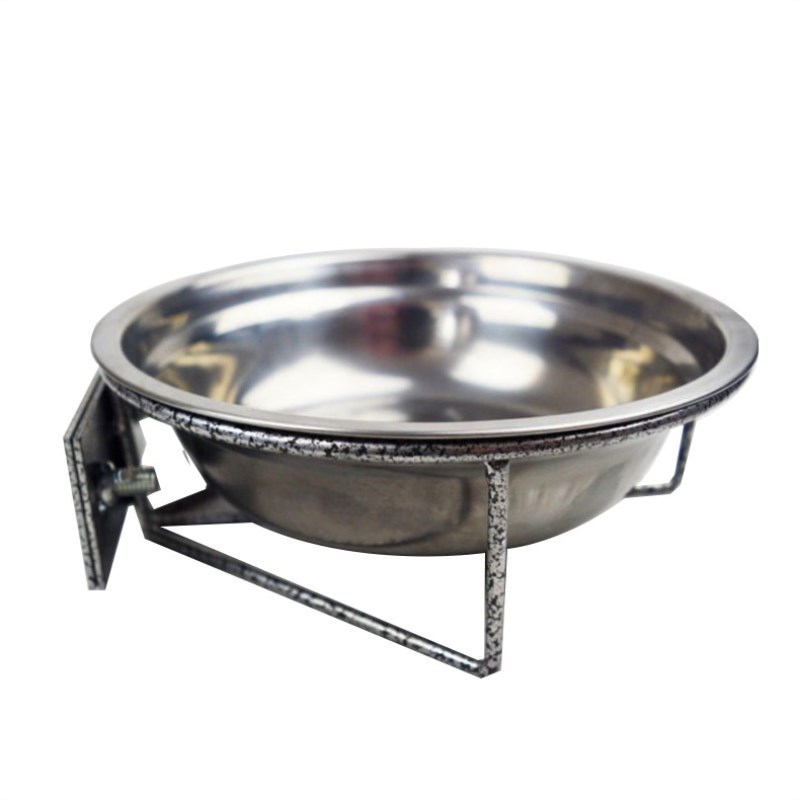 宠物饮水喂食碗 不锈钢狗碗 可固定狗盆架 宠物悬挂碗防打翻猫碗