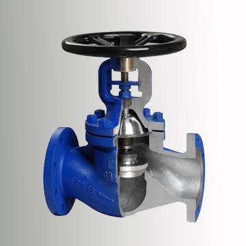 不锈钢气动波纹管截止阀 气动波纹管截止阀