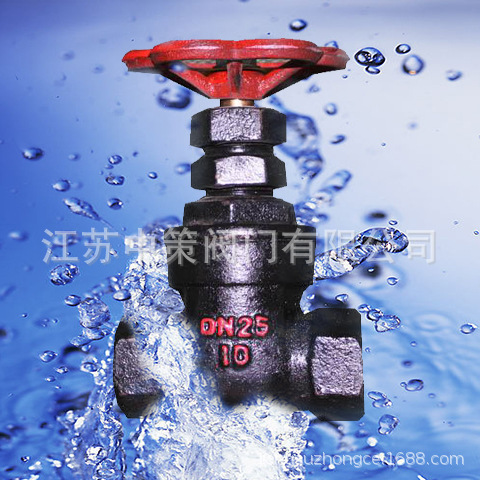 Z15T-16内螺纹暗杆楔式闸阀 丝扣暗杆铜芯闸阀 铸铁丝扣闸阀