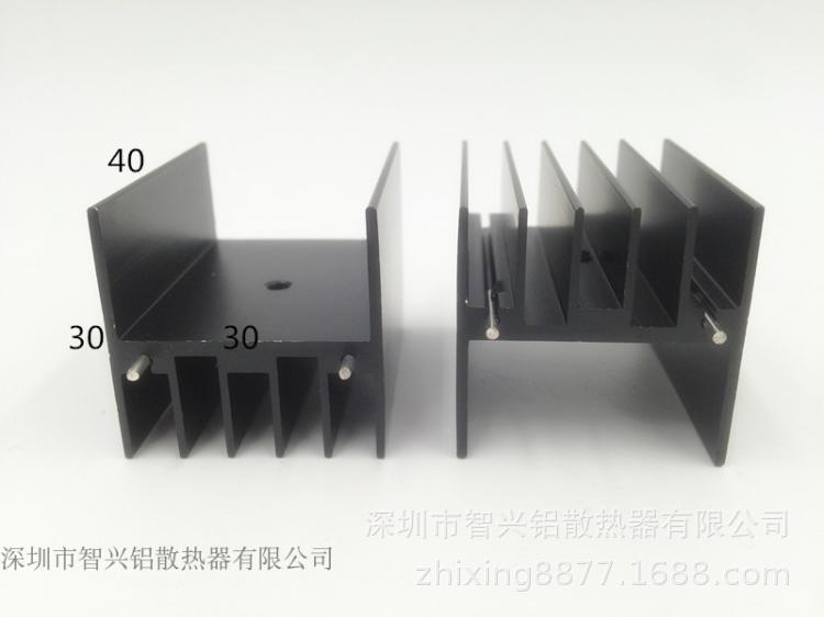 二极管散热片 三极管散热片 TO-220铝型材 优质散热片器30*30-40