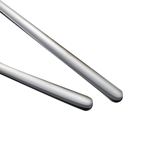 304 stainless steel Korean style extended handle milk tea coffee juice stirring ice spoon seasoning spoon with printed LOGO