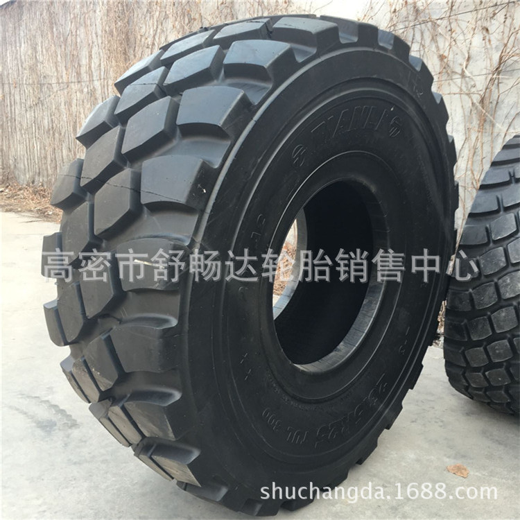 供应天力牌装载机轮胎17.5/20.5/23.5/26.5R25吊车用钢丝轮胎