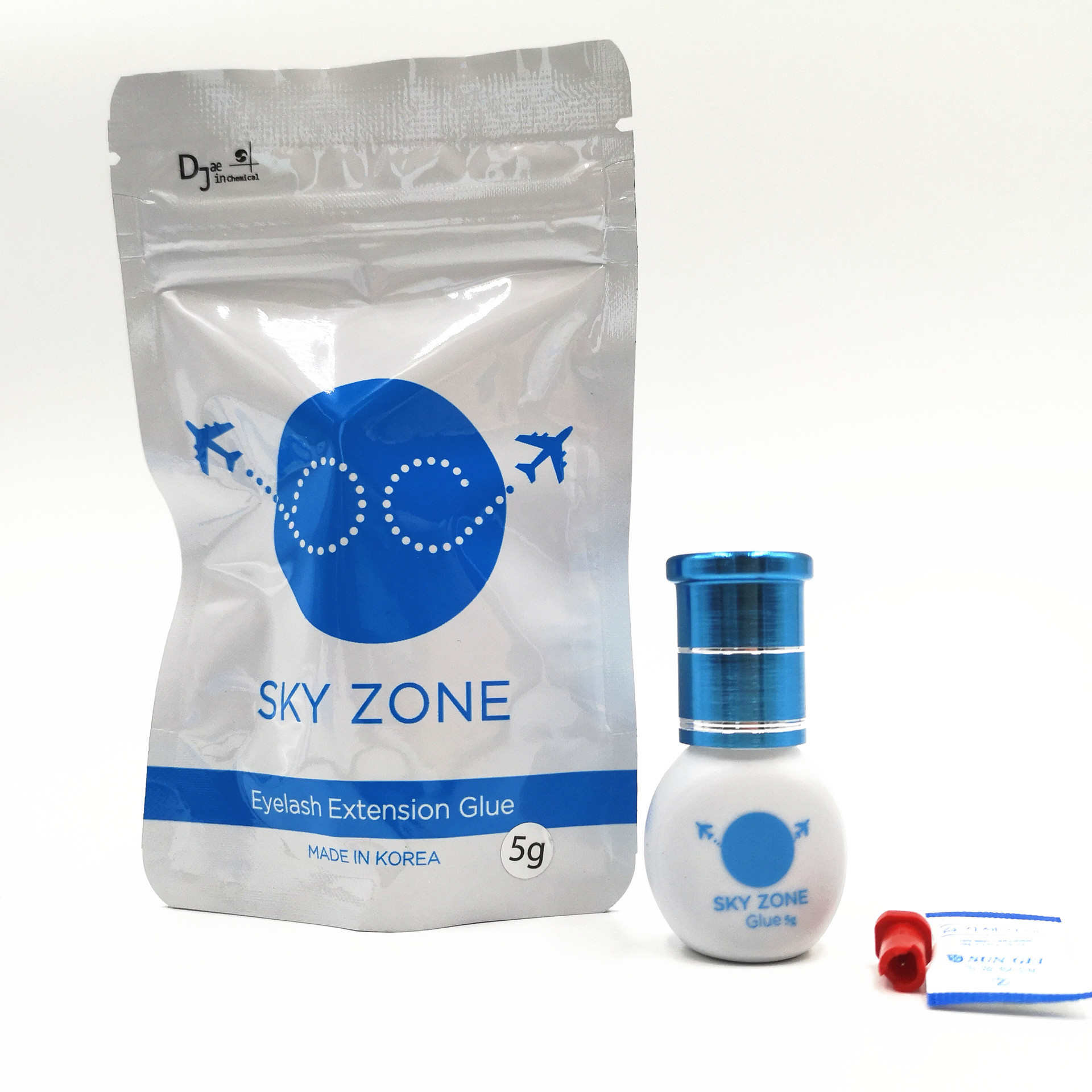 the republic of korea SKY ZONE Grafted eyelashes Planting eyelashes 2-3 Seconds speed dry glue 5g