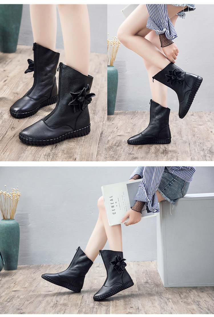 Bottes femme en En cuir - Ref 3355505 Image 27