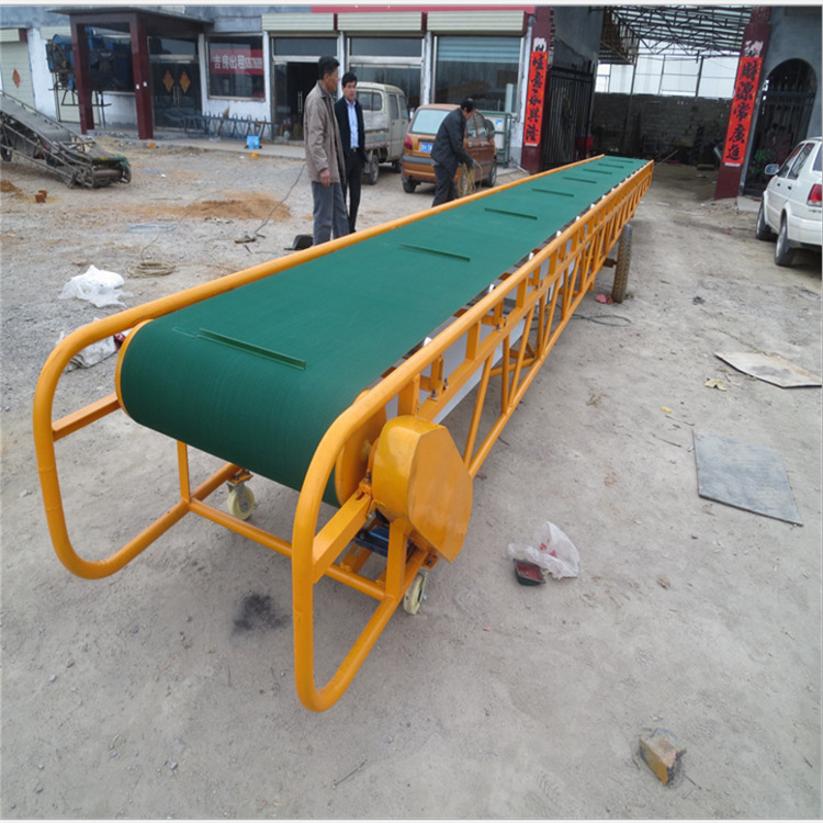 丹东服装传送皮带机 矿山碎石煤渣输送机