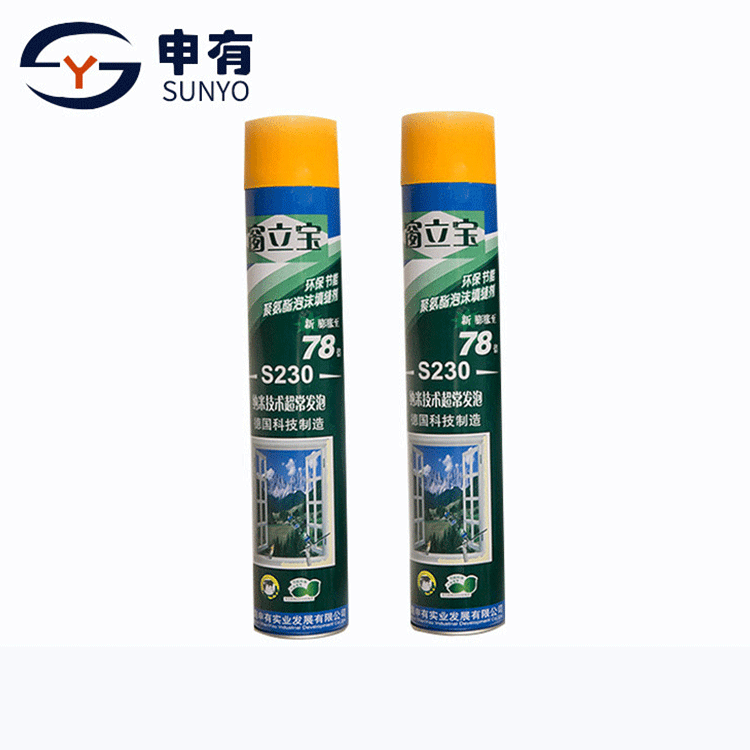 聚氨酯泡沫填縫劑 廠家批發定制 色白量足前發泡900g門窗發泡膠