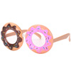 Funny donut heart shaped, glasses, sunglasses, cute props, toy, evening dress, wholesale