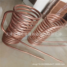 加工冷却油散热器保温微弯螺旋弹簧式紫铜管 来图来样定做
