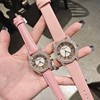 Fashionable golden zirconium, women's watch, watch strap, swiss watch, pink gold