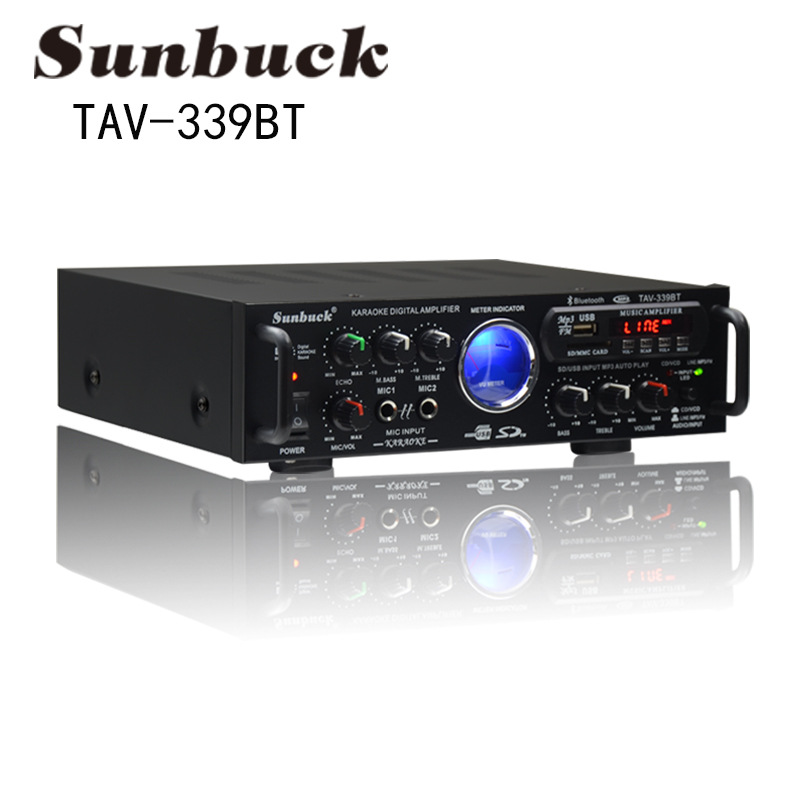 Sunbuck家用功放机 12V220V音响蓝牙AV功放 广场舞专业车载功放