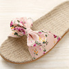 Slippers, footwear indoor, non-slip cute slide with bow