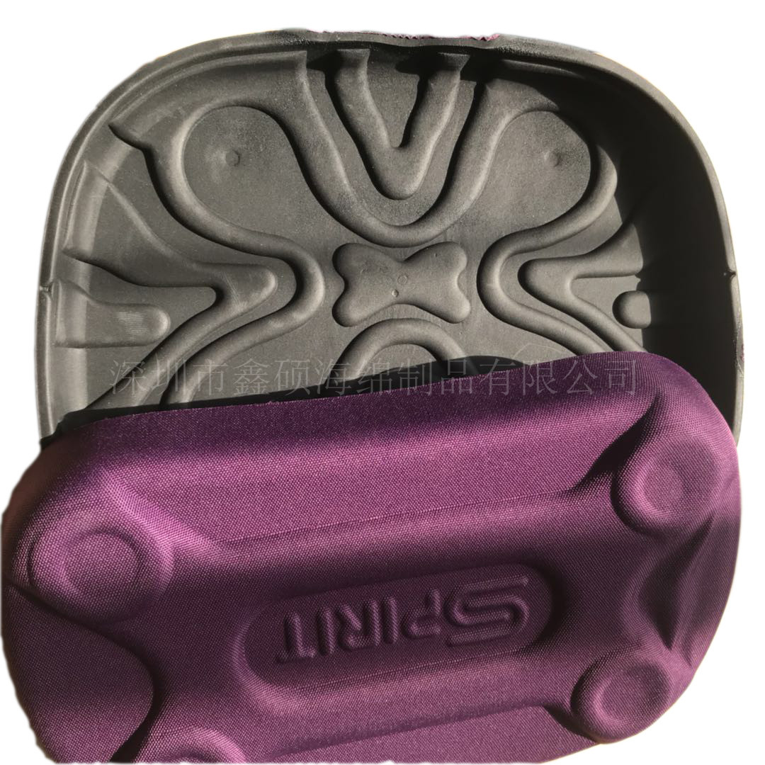 冷热压内衬制品减震喷绒盒 EVA电脑雕刻五金包装工具内衬