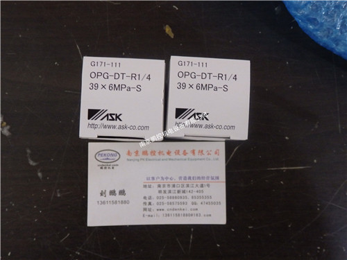 日本ASK压力表OPG-DT-R14-396MPa-S