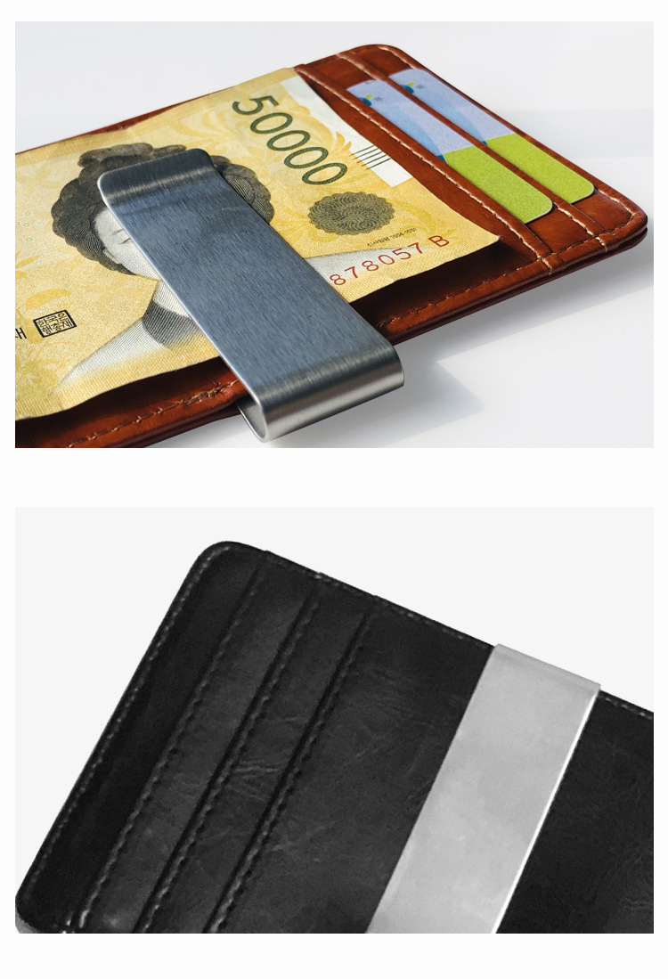 Korean leather short zipper coin purse multicard mens wallet wholesalepicture10
