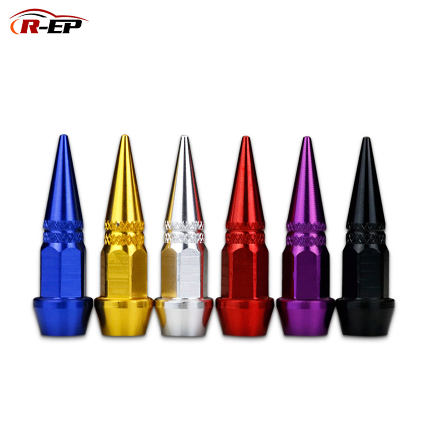 Car Tire Personalized Modified Valve Cap Pointed Bullet Valve Cover Aluminum Alloy Motorcycle And Bicycle Universal