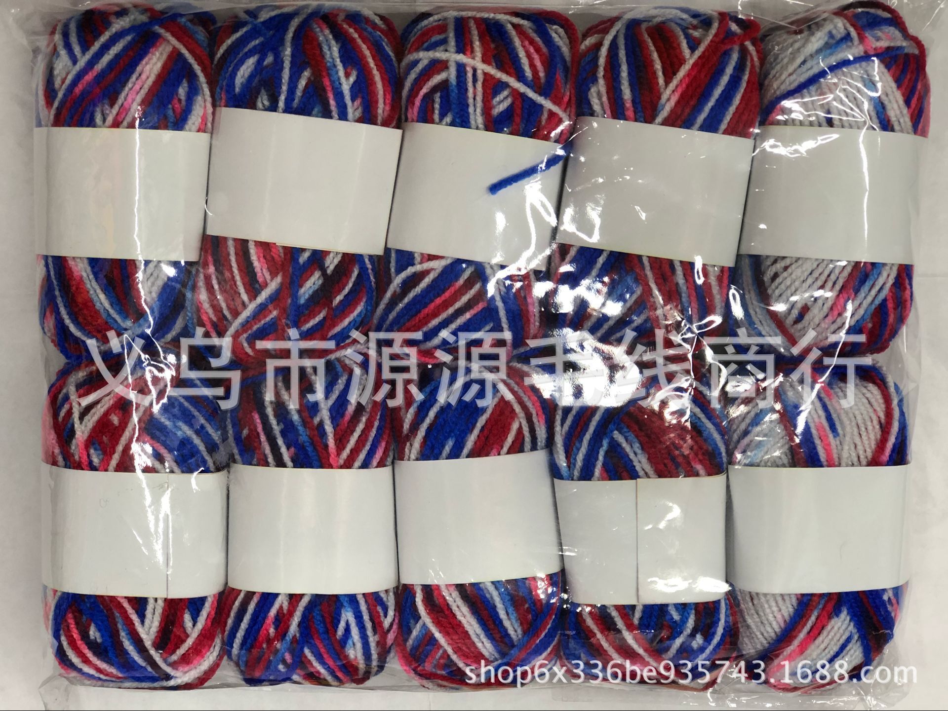 厂家直销腈纶段染毛线晴纶纱手编中粗围巾线40克各种规格色样定做