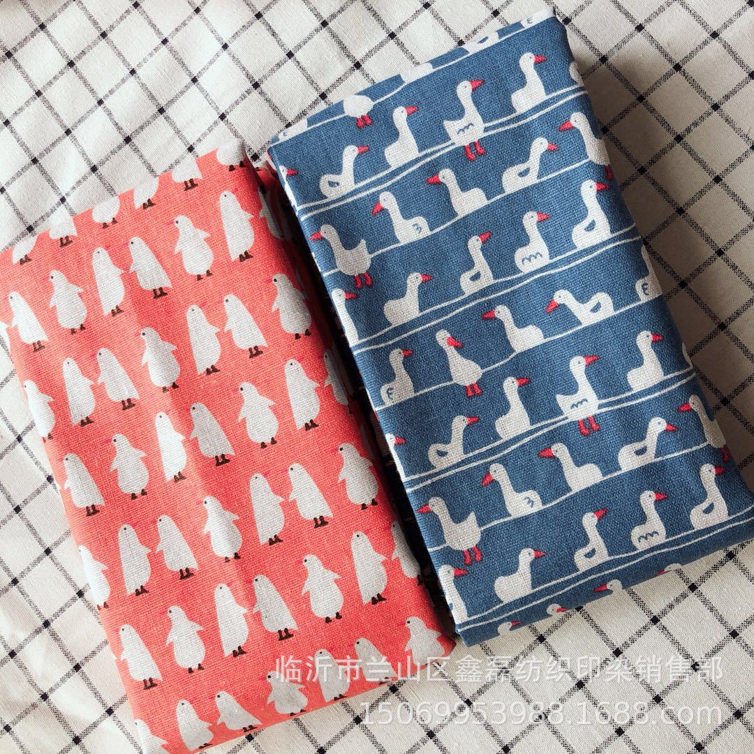 厂家直供：麻布、棉麻布、印花布、箱包布、围裙布、坐垫布、桌布