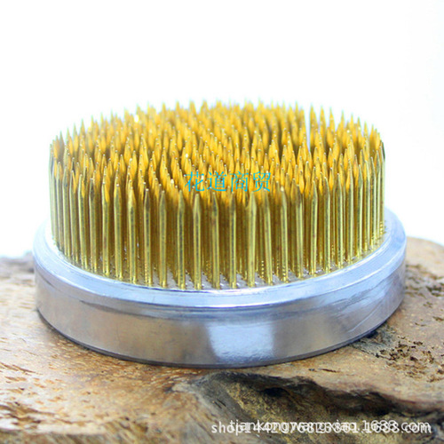 Hanamichi Kenzan flower arranging device copper needle flower arranging gardening tools Ohara-ryu factory direct supply with rubber cover