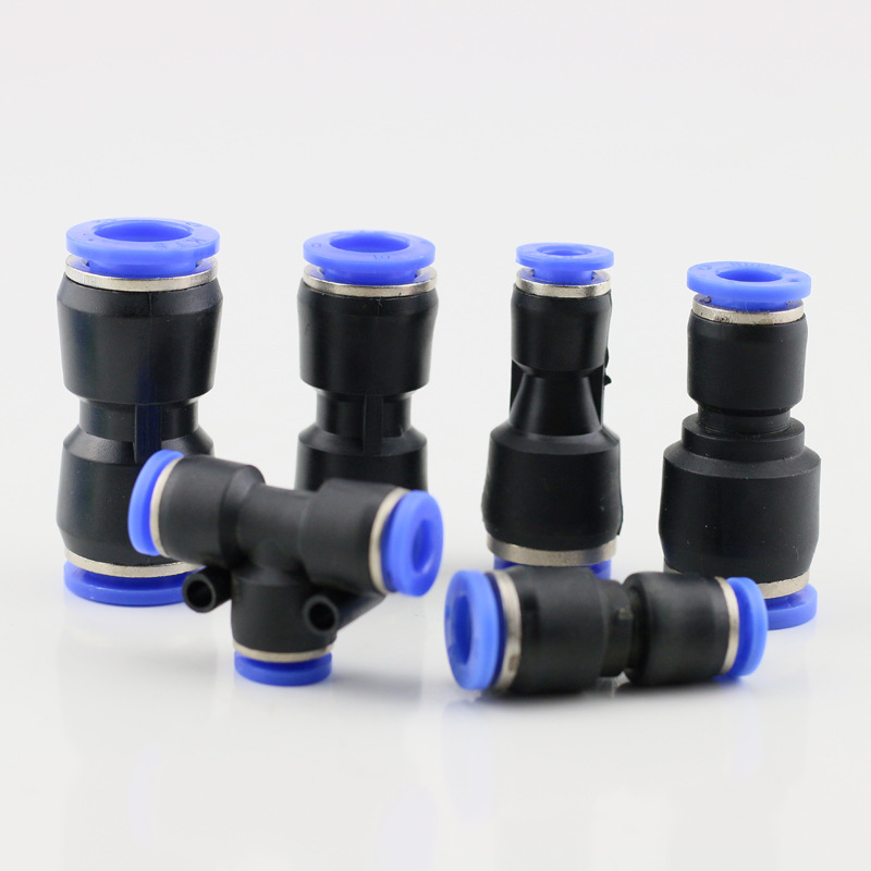 批发塑料PU8PG8-6变径接头PEG12-8气动气管快插PW10塑料变径接头