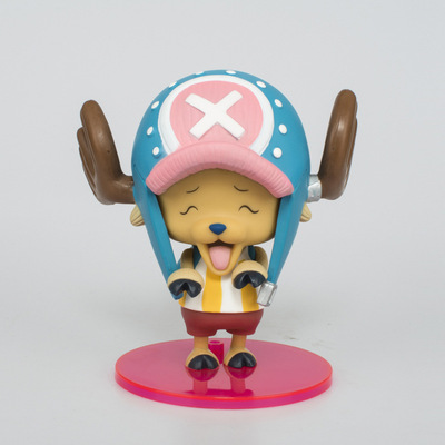 动漫公仔_海贼王2跳舞乔巴手办搪胶玩具模型