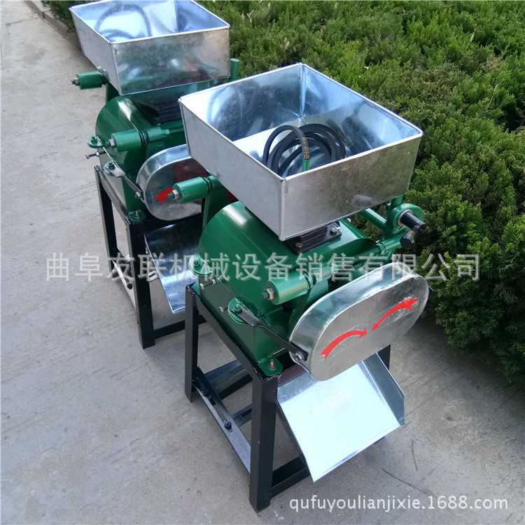 黄豆挤扁机 家用小型麦子挤扁机 厂家直销 效率高的粮食压片机 58