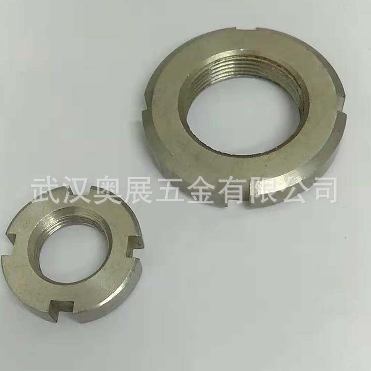 厂家批发GB812止退圆螺母 规格齐全 家具小零件五金配件