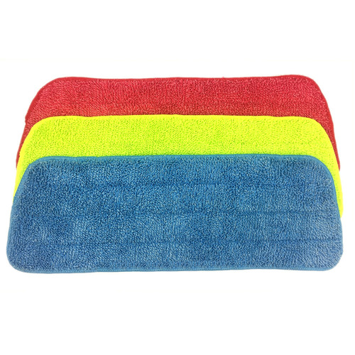 Cross-border water spray mop replacement cloth flat water spray floor mop accessories fiber mop head wholesale