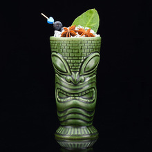 TIKI MUG杯夏威夷鸡尾酒杯创意陶瓷杯提基杯绝境之岛个性酒杯