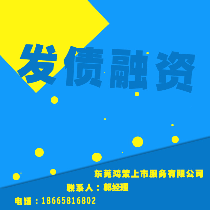 公司直营发行公司债券企业债城投债中期票据PPN融资财务咨询资金