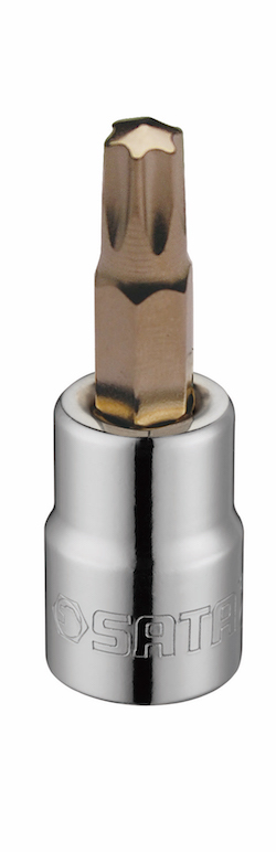 21107花形旋具套筒,6.3mm/T40/世达