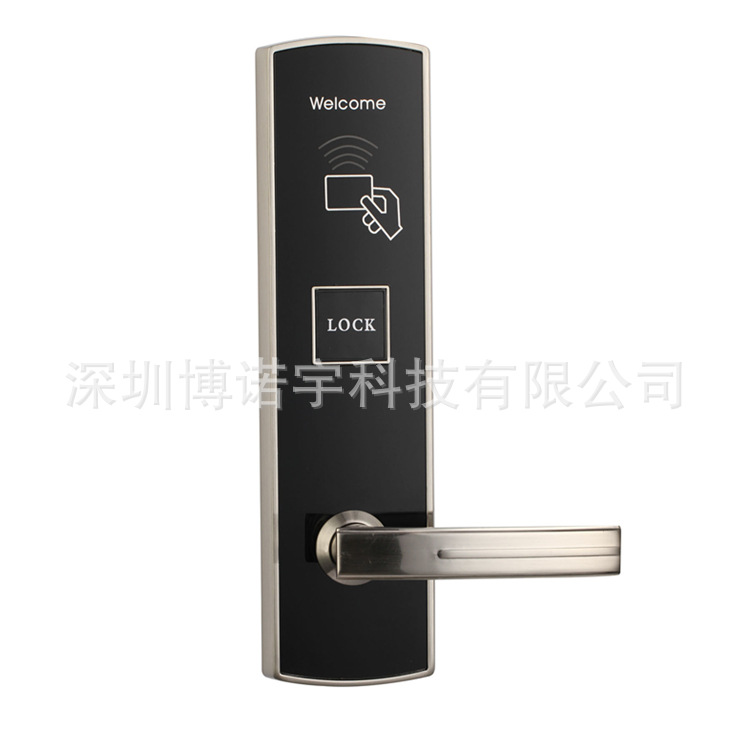 连锁酒店专用锁 公寓群租房磁卡感应锁  Hotel Guestroom lock