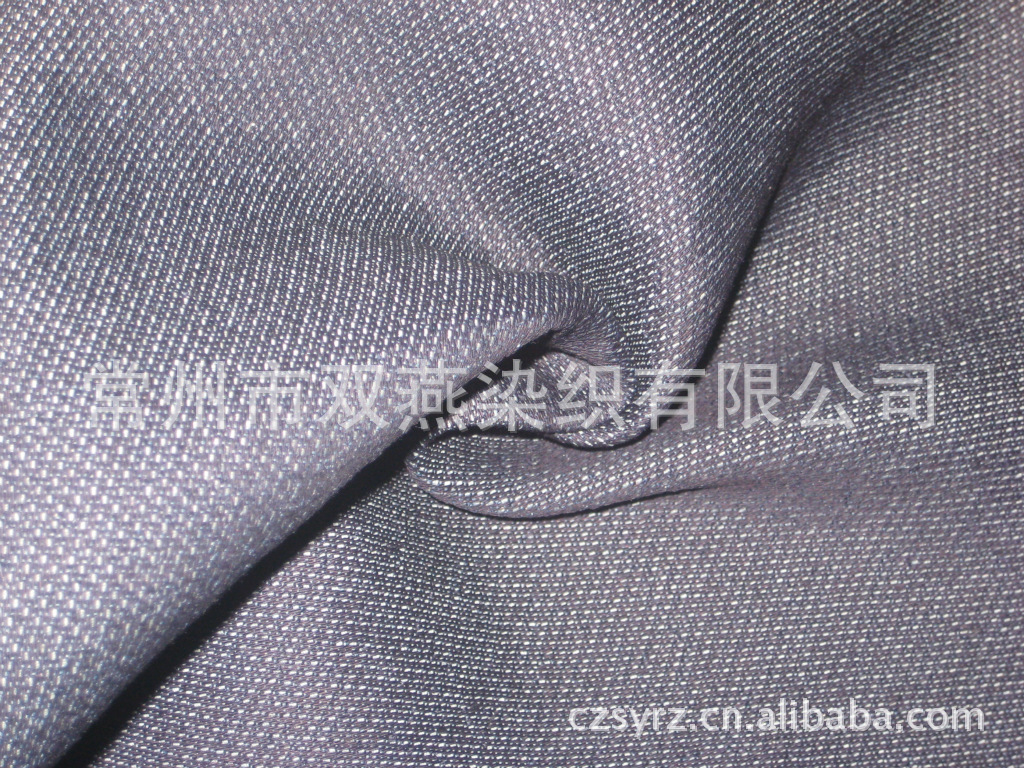 【厂家直销】靛蓝斜纹梭织毛圈布（SY-2316A#），时尚裤装面料