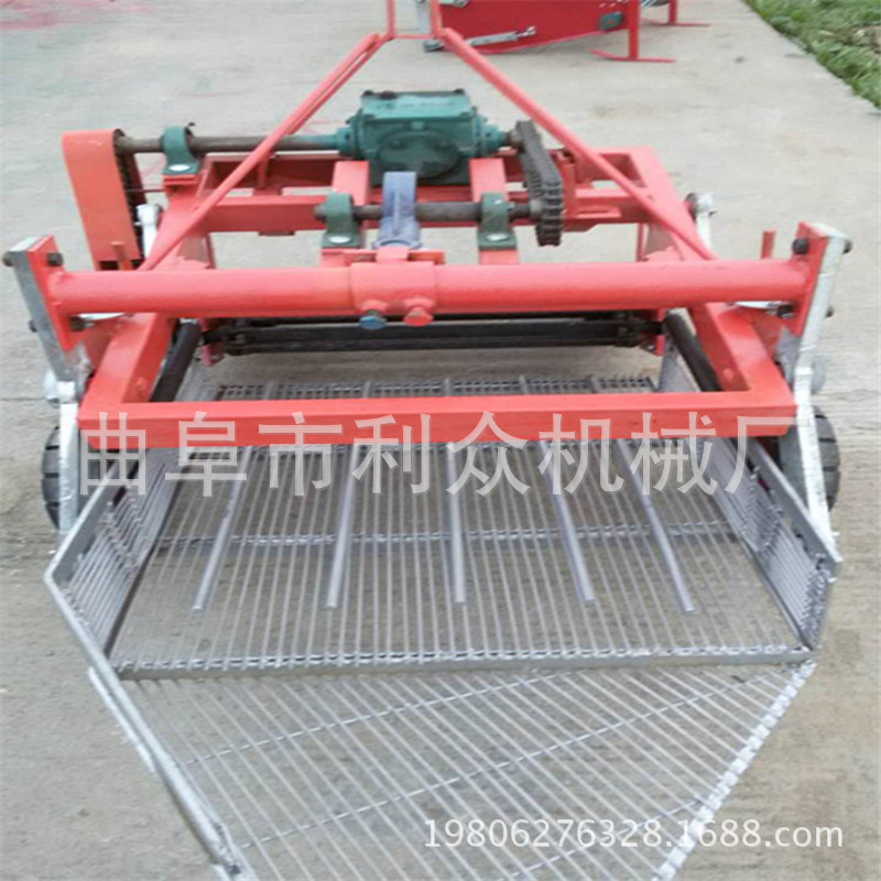 连云港 链条传动花生收获机 四轮带花生收获机