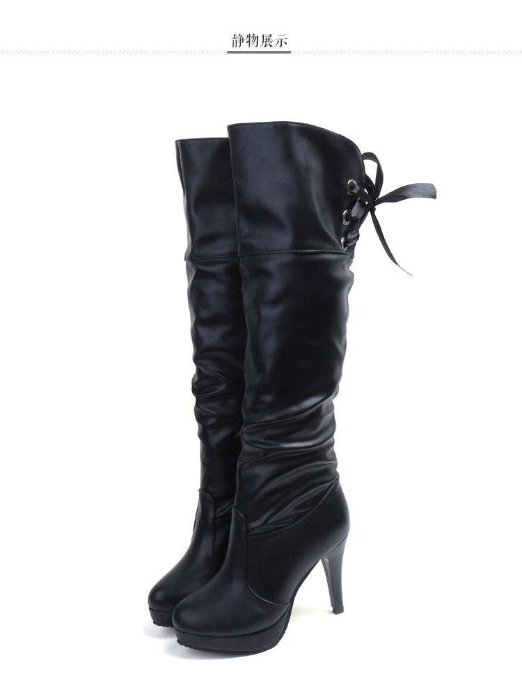 Bottes femme en PU artificiel - Ref 3354883 Image 25
