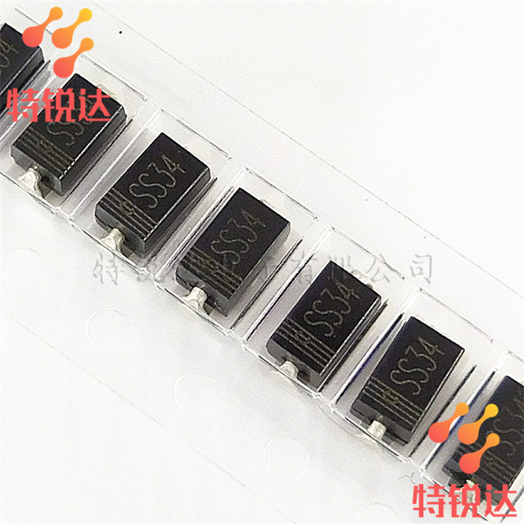 1N5822 Silk screen: SS34 SMA encapsulation Foot 3A Schottky diodes Toshiba/ Toshiba