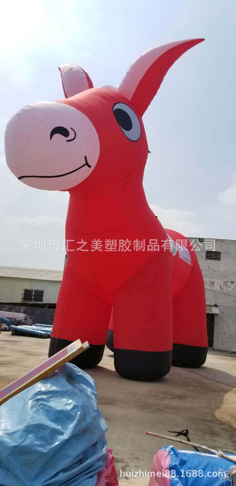 厂家供应订做充气驴子