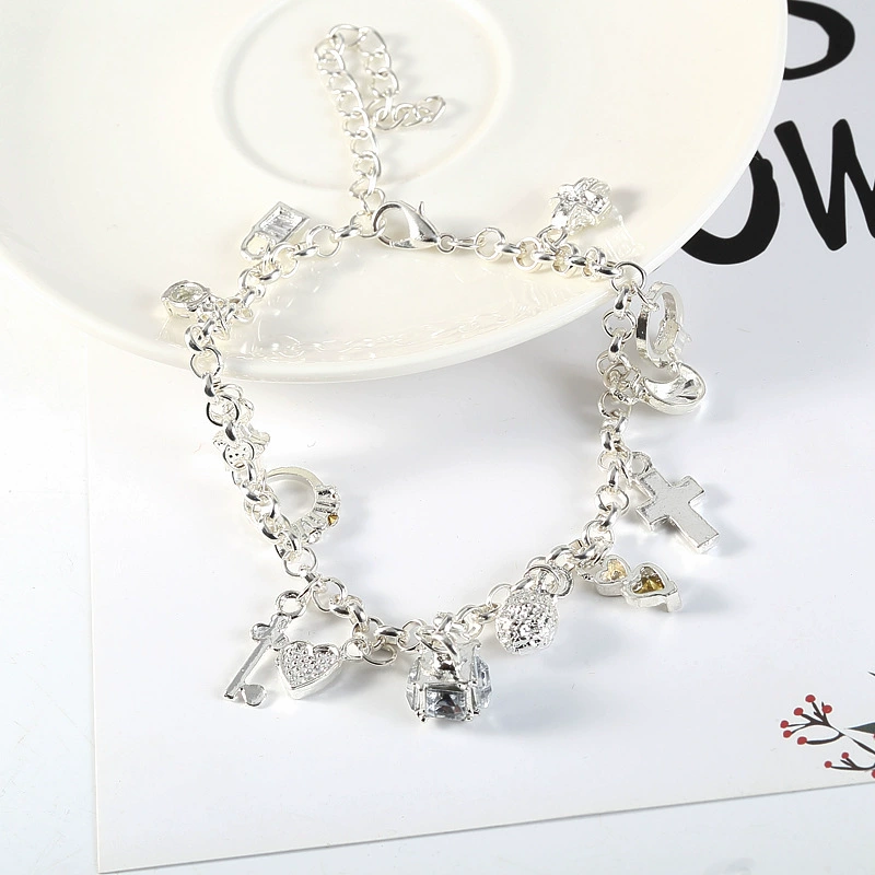 Серебряная стильная ручка/ручка? браслет, ebay, европейский стиль, корейский стиль