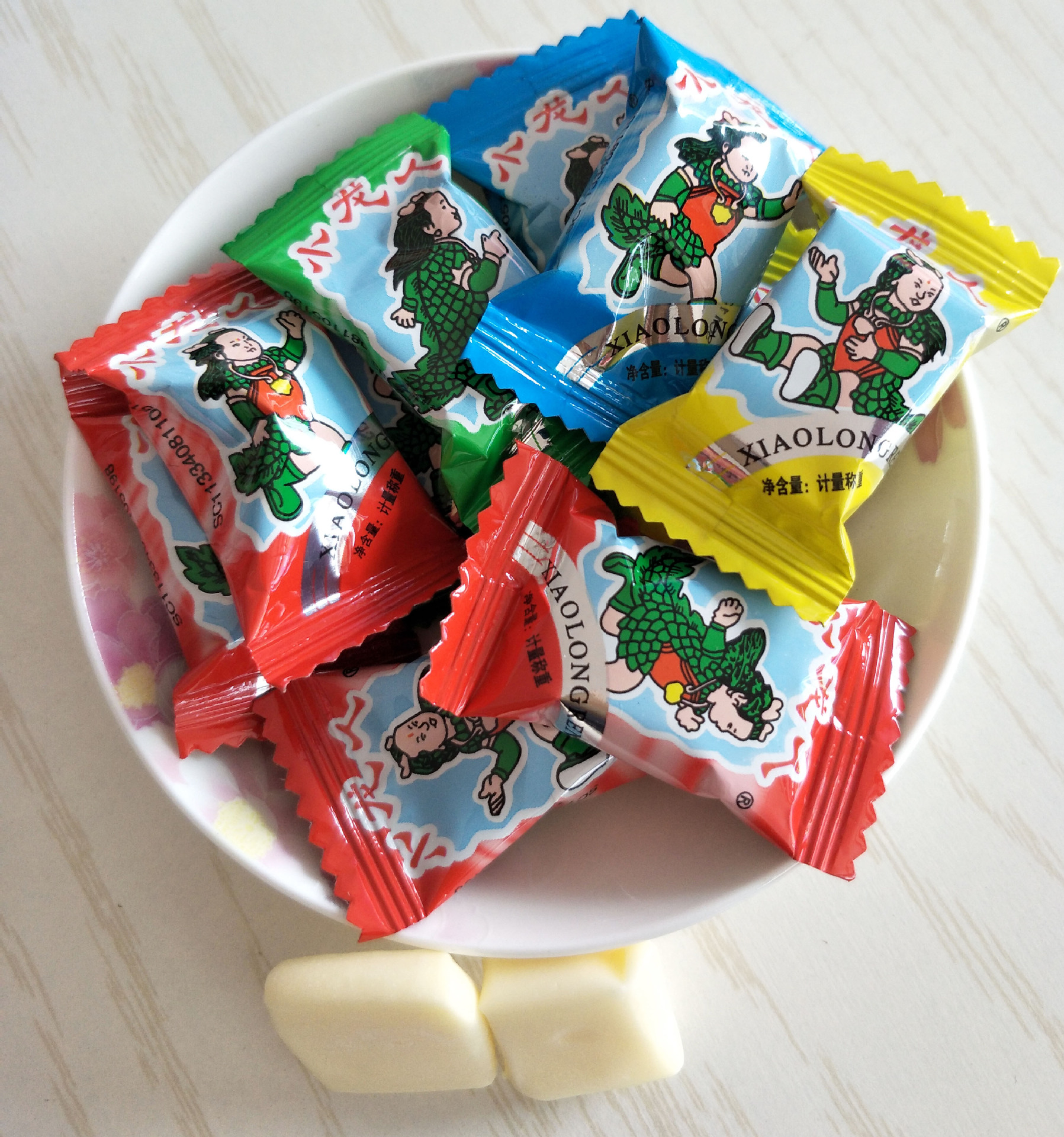 무료 배송 Xiaolong 토피 클래식 오래된 포장 정통 Xiaolong 토피 500g 벌크 매듭