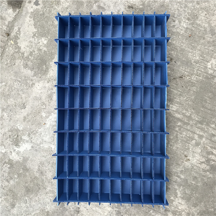 PP中空板刀卡 塑料中空板刀卡 抗静电3mm塑料刀卡 蓝色塑料刀卡