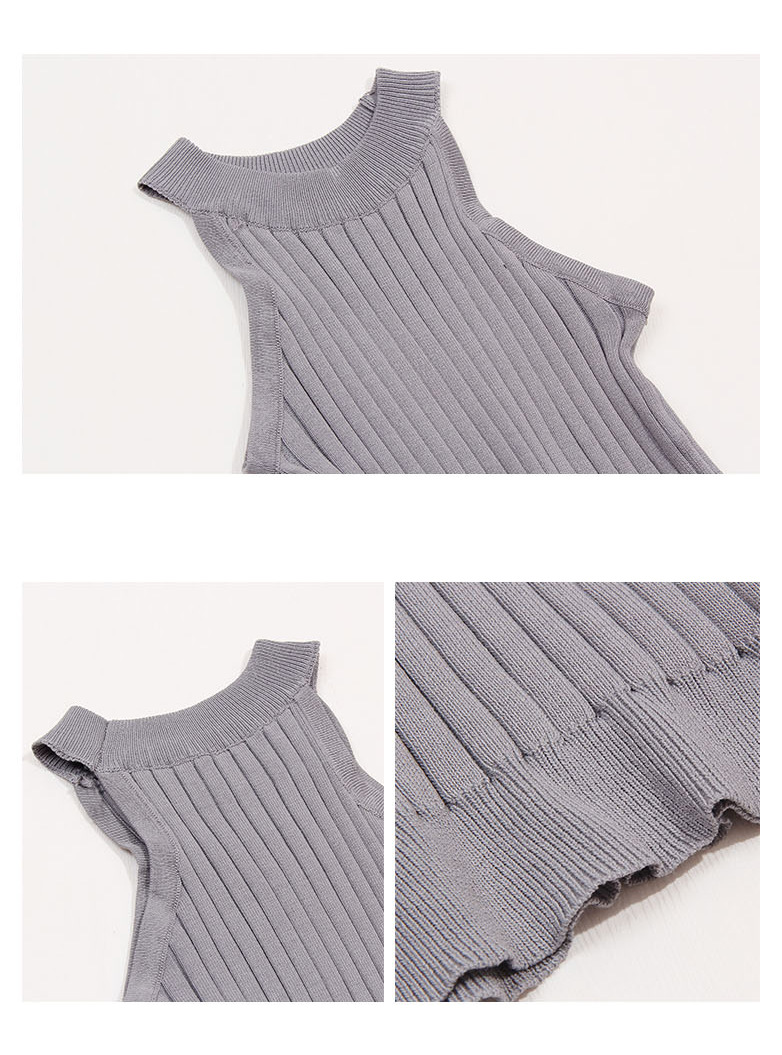 Knitting Halter Top Wholesale Women Vest