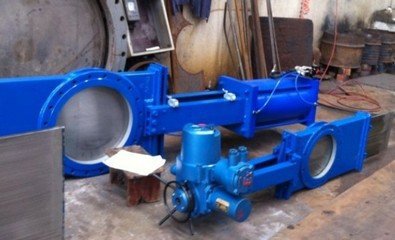 手动穿透式插板阀 碳钢手动穿透式插板阀