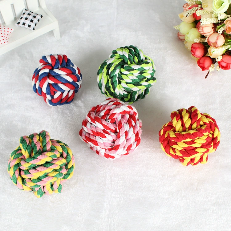 Игрушка-головоломка для собак и кошек из хлопкового каната, устойчивая к жеванию