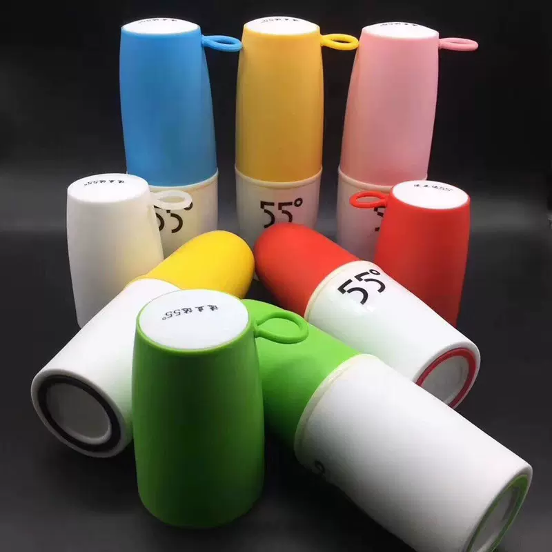 55度杯瑶瑶快速降温杯恒温杯不锈钢广告礼品水杯子55°杯定制LOGO