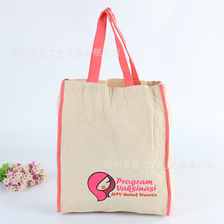 热转印手提袋定做创意广告帆布购物袋定制logo棉布袋厂家直销