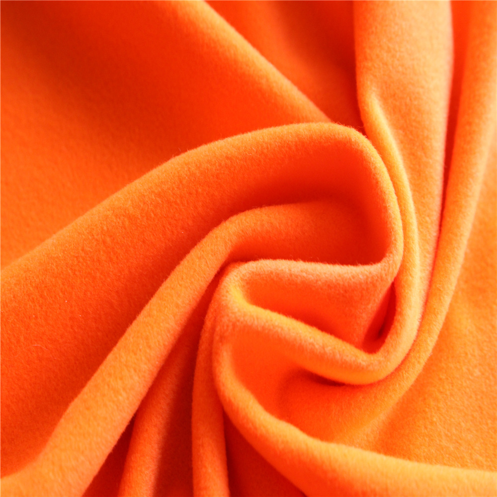 厂家直销涤氨弹力起绒布 冬季打底裤手套面料 骑行服瑜伽服面料