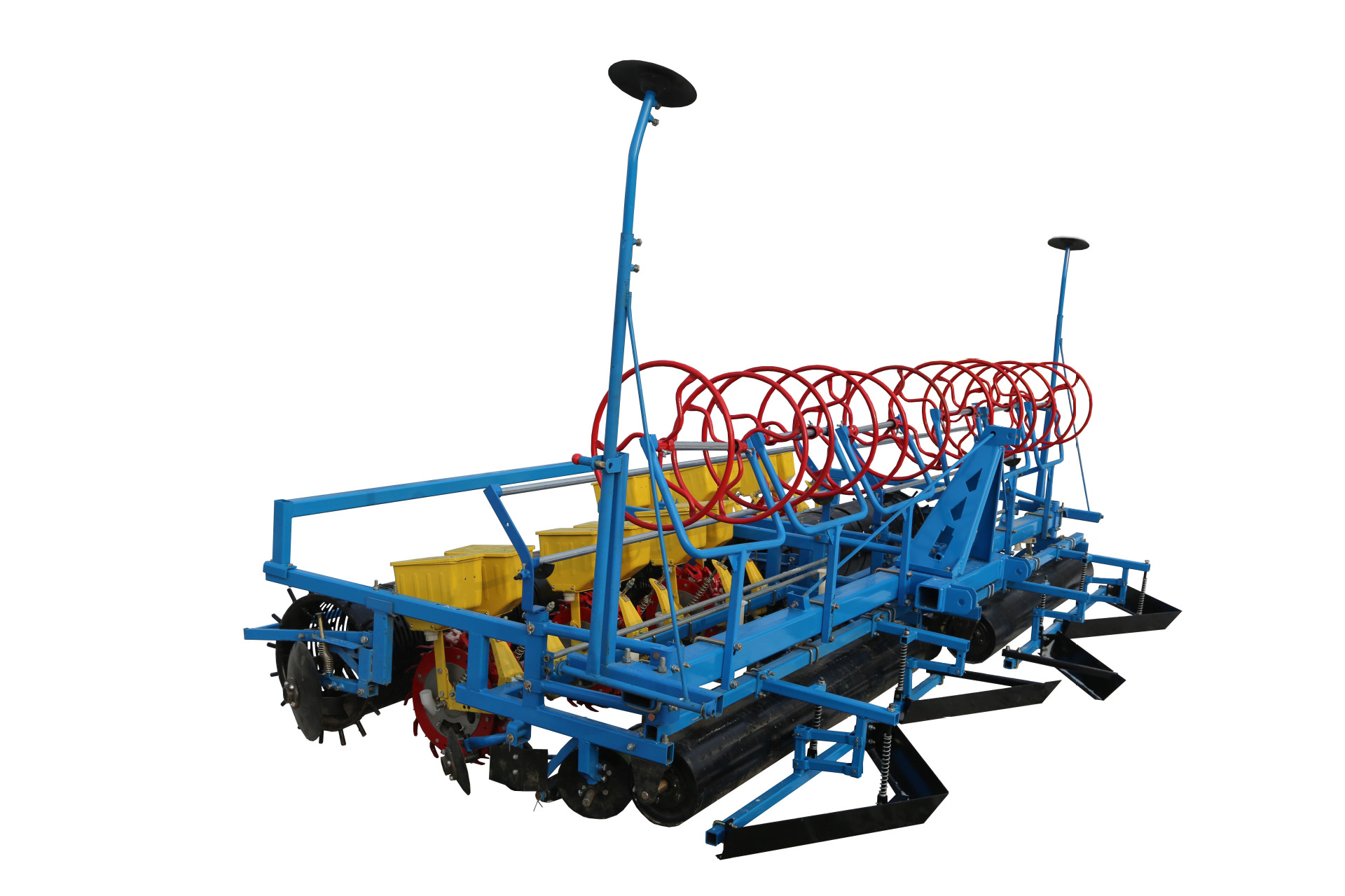 机械式精量机采棉花超宽膜2.05米播种机2膜12行棉花铺膜播种机