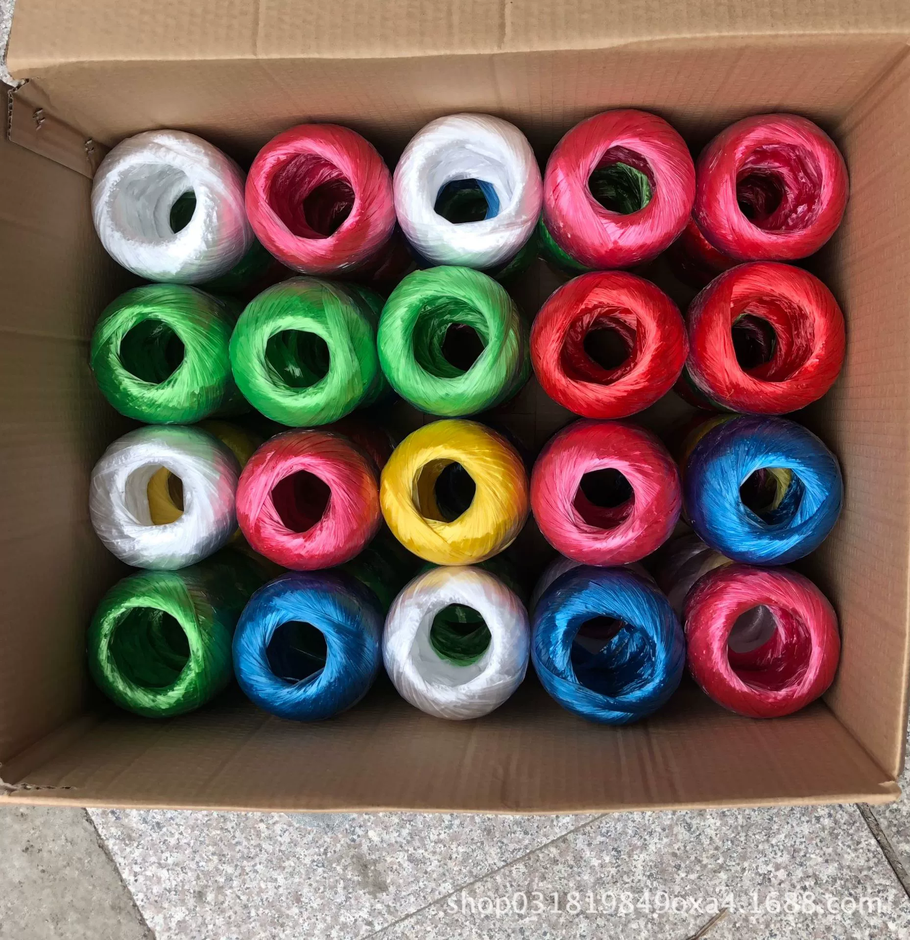 Красочный травяной шар, полипропиленовая травяная шариковая веревка, пластиковая веревка, связывающая веревка, слезная веревка