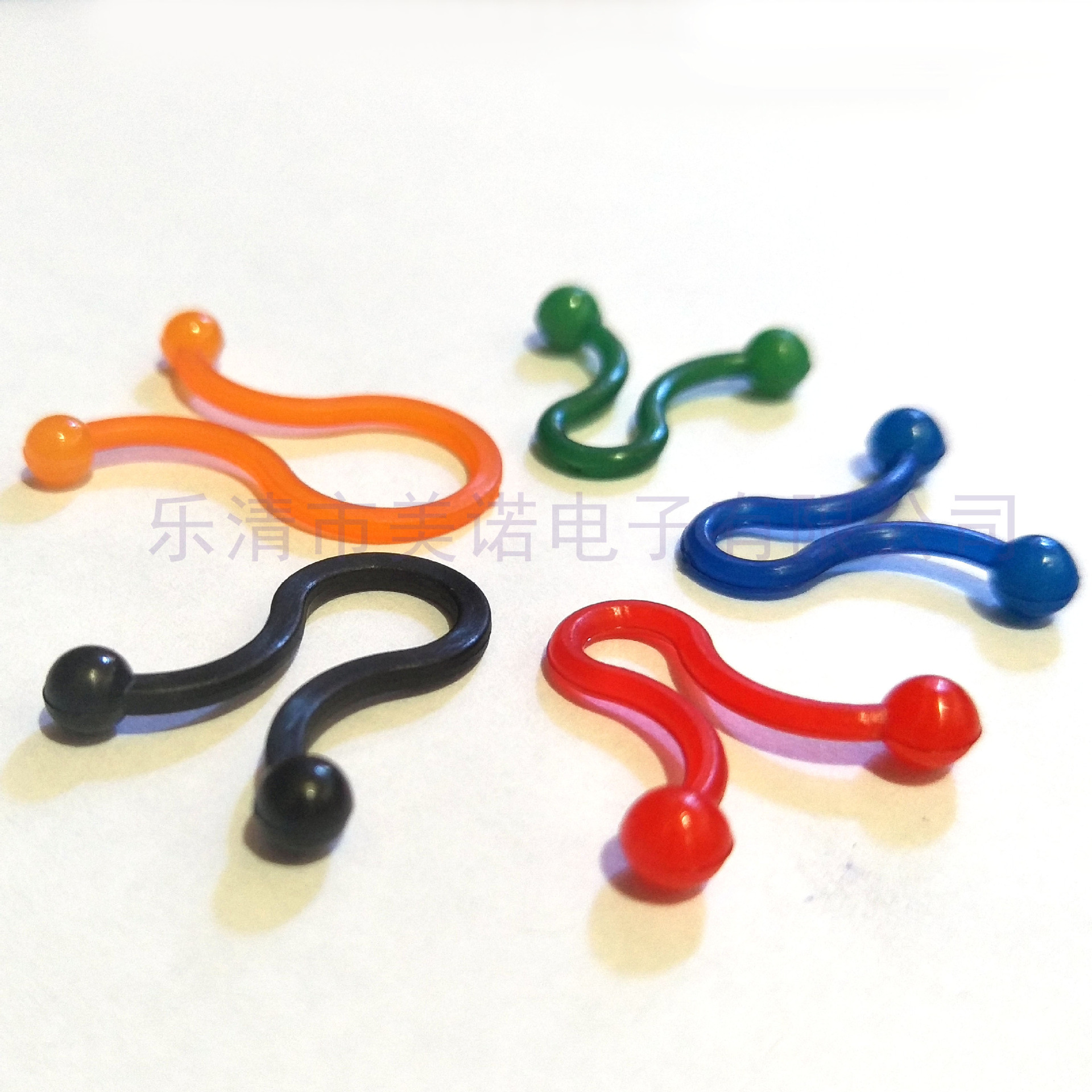 [Production for direct marketing]Wire isolation ring Beam line card clamp Back glue twisted base Shuxiankou Twisted Ring