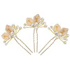 Chinese hairpin, hairgrip handmade from pearl, hair accessory for bride