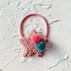 Children's cute cartoon hair accessory, hairgrip, ball head, hair rope heart-shaped